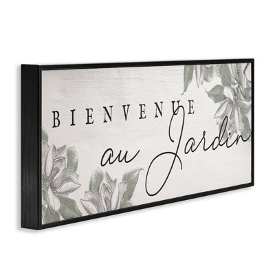  «Vintage Garden Welcome», impression numérique sur toile par Daphne Polselli