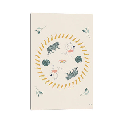Vyaghrasana 1 Piece Wall Art on Canvas