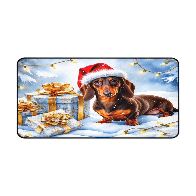 Polyester Desk Pad, 14.4x12.1