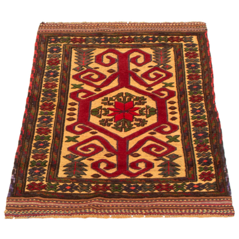 Tapis rouge tadjik 2 pi 8 po x 4 pi 7 po