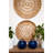 Handmade Abstract Wall Decor on Rattan