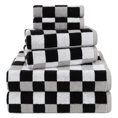 Ensemble de serviettes de bain luxueuses 100% coton 6 pièces