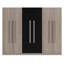 Aathish 6 Doors Armoire with Drawers, Shelves and Hanging Rail-111571130