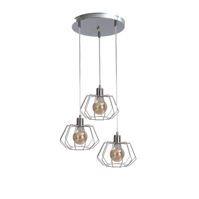 Bohn 3 - Light Geometric Pendant