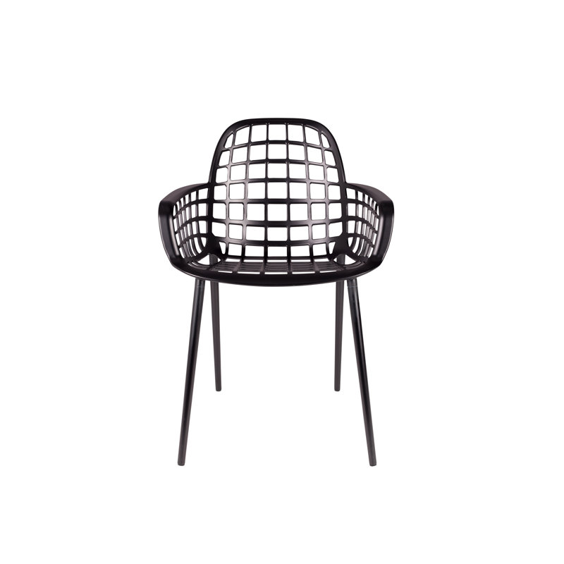 Albert Kuip Outdoor Lounge Chair, Black