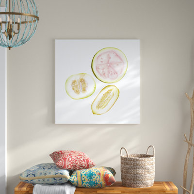Love Me Fruit I by Melissa Wang - Wrapped Canvas Painting