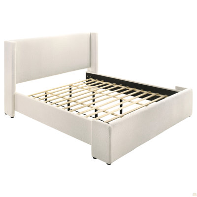 Lit plateforme tapissier très grand Eastern