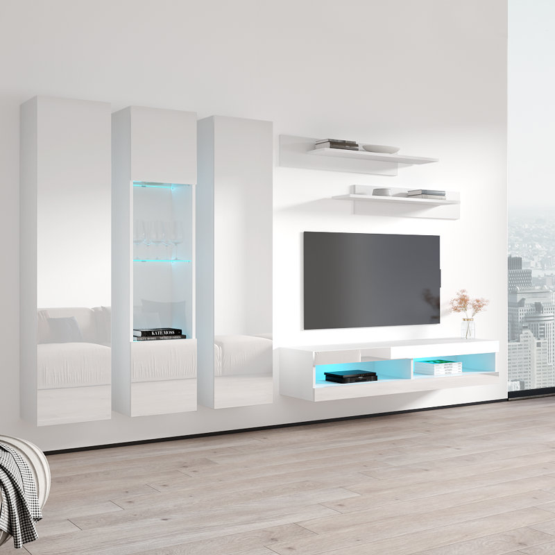 Meuble audio-vidéo Fly, Blanc
