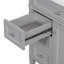 Meuble-lavabo moderne de 30 po avec lavabo supérieur, 2 tiroirs, tiroir basculant et armoire à miroir pour un rangement efficace