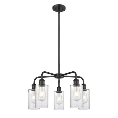 Lustre cylindrique à 5 lumières Ervine