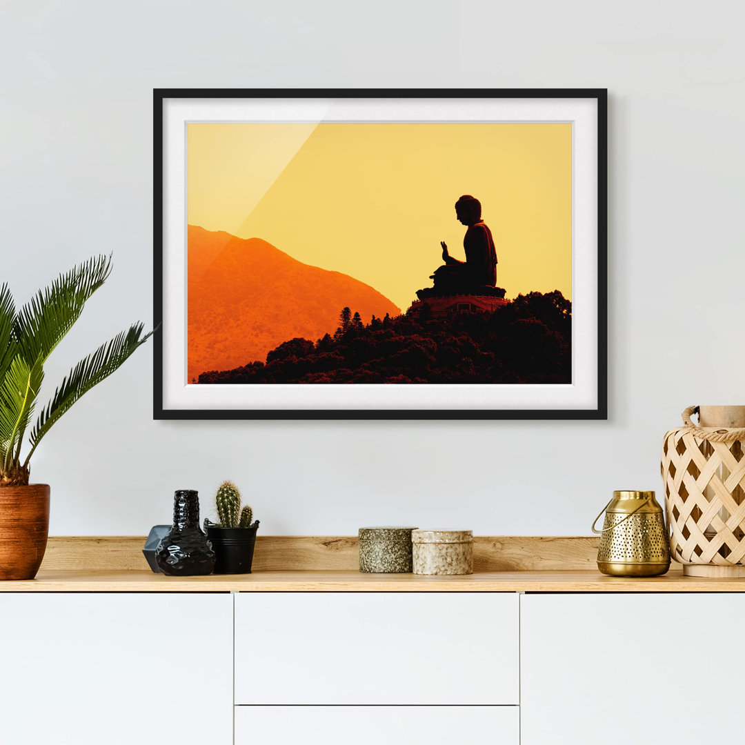 Gerahmtes Poster Resting Buddha