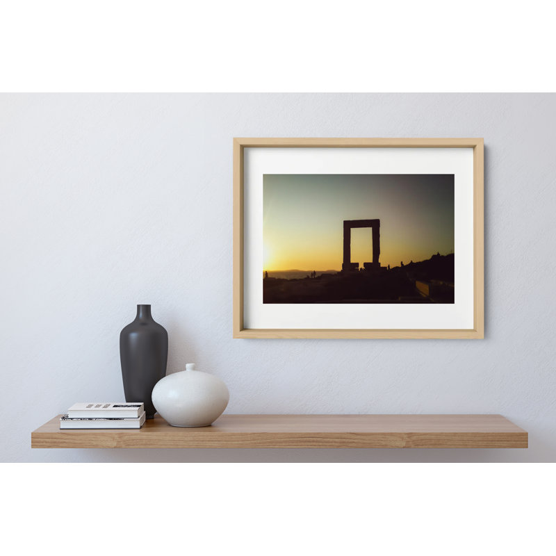 Temple Of Apollo Print by Joseph Regan, Natural, 14" H x 16" W x 0.75" D
