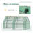 Outsunny 6' X 3' X 3' Portable Greenhouse, Garden Green House With 2 PE/Plastic Covers, Steel Frame And 2 Roll Up Windows, Green