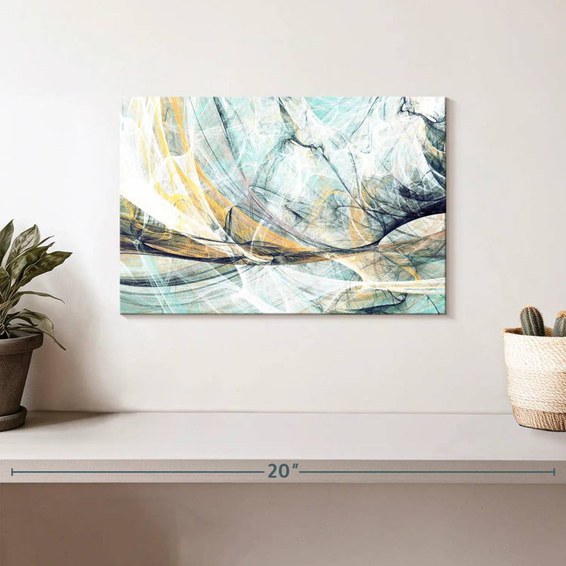 Avery Wispy Dynamic Abstract, 8" H x 12" W