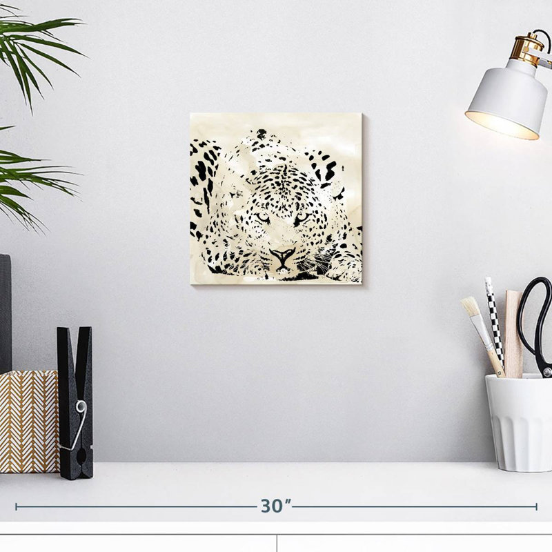 Crowle Leopard Spots II, 10" H x 10" W
