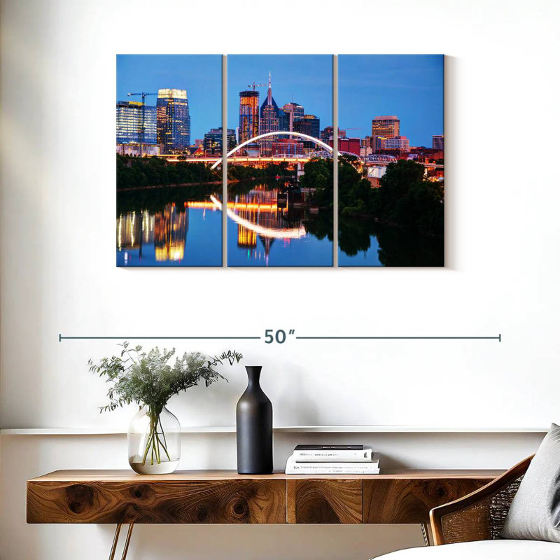 Nicci, Nashville, Tennessee, paysage urbain, H 24 po x l 38 po