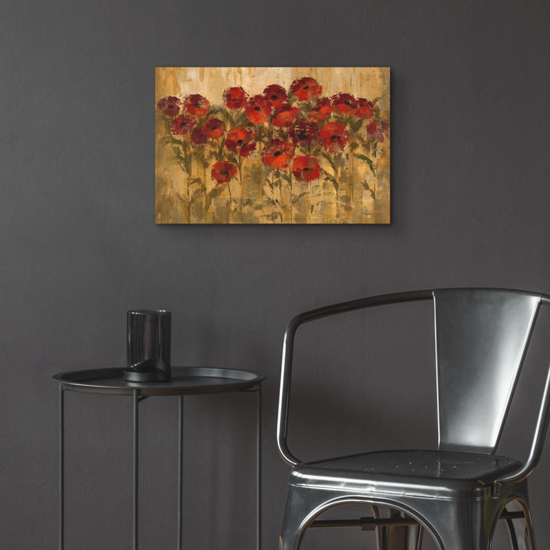 «Sunshine Florals» par Silvia Vassileva, art mural en verre acrylique, H 16 po x l 24 po x P 0,2 po