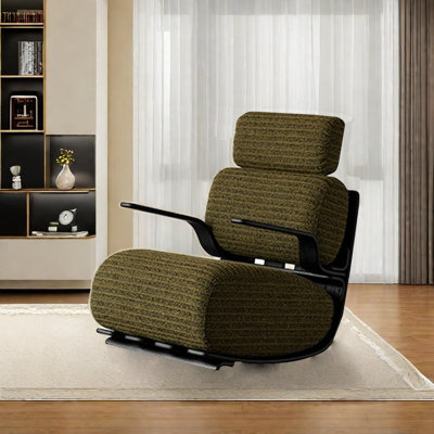 Chaise berçante rétro confortable