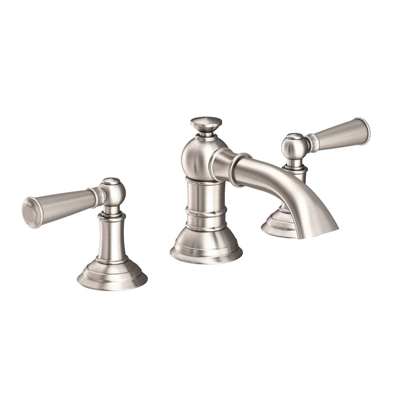 Aylesbury Widespread Bathroom Faucet with Drain Assembly, Satin Nickel