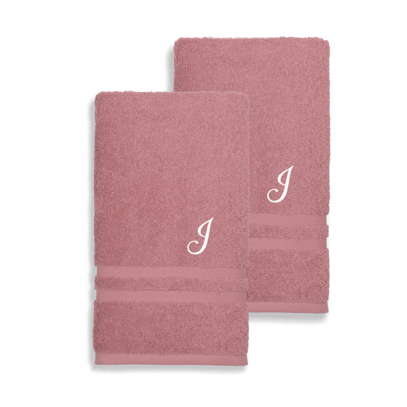 Débarbouillette 100% coton Denzi, J, Thé rose