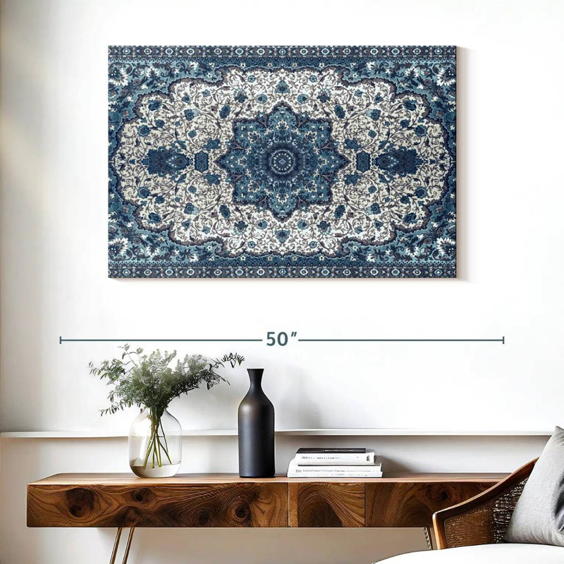 Kerner Persian Carpet, 26" H x 39" W