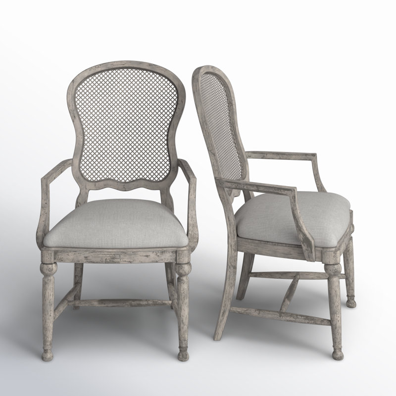 Boheme Gaston Metal Back Arm Chair