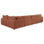 Canapé modulaire rembourré 5 pièces Henry Corail-1766612056-1766612057