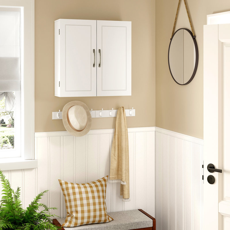 Serhan Bathroom Cabinet, White