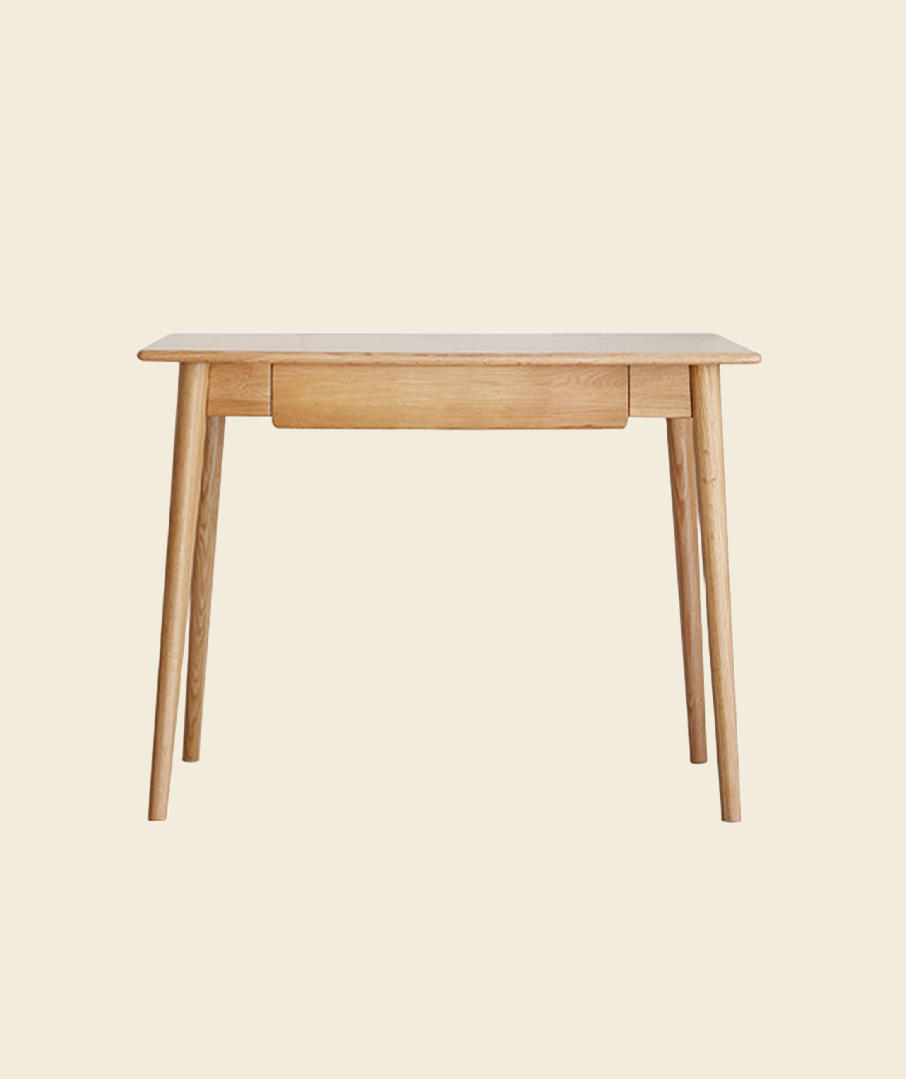 Oliver Rectangular Standing Desk With Drawers, Natural Wayfair