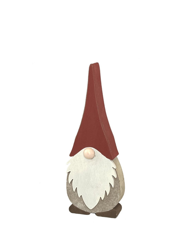 Wooden Gnome Figurine