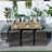 Jarhia 10 - Person Wicker Patio Dining Set with Rectangular Table , Cushions Included-71663840-72041102