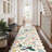 Hallway 2x5 Washable Runner Rug: Stain Resistant Floral Scalloped Rug for Kitchen Entryway Farmhouse Soft Carpet for Bathroom Bedroom Thin Laudry Living Room Floor Mat with Non Slip Backing(2x5,Cream)-331089031-302078922