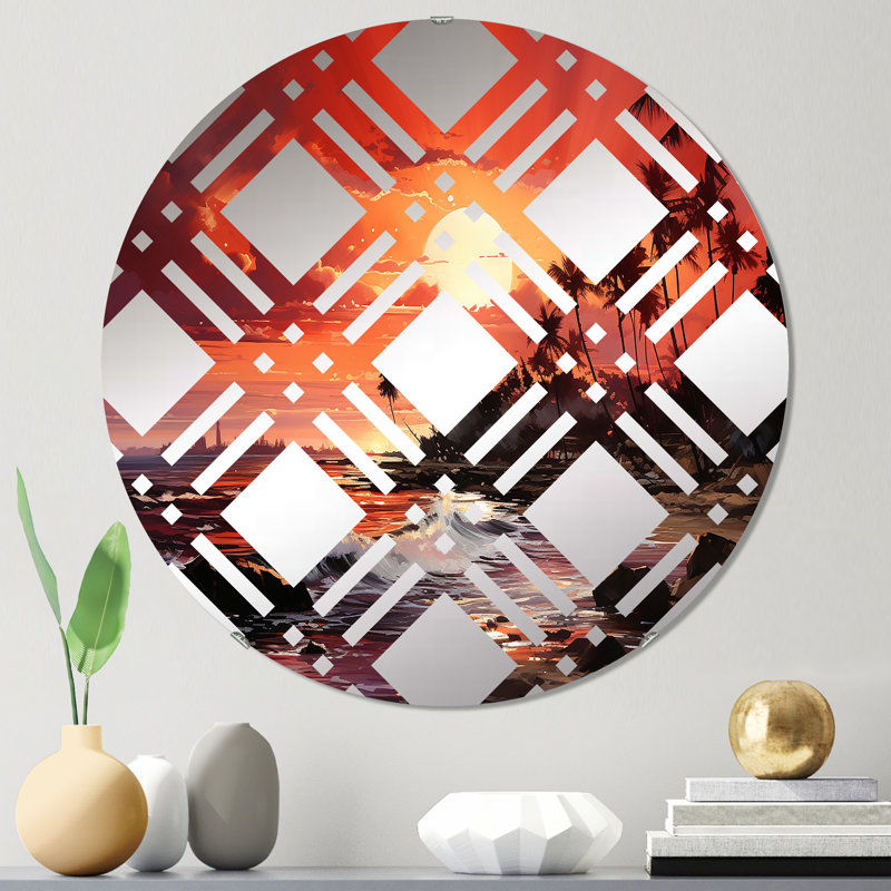 Miroir mural rond, 23,6 po x 23,6 po