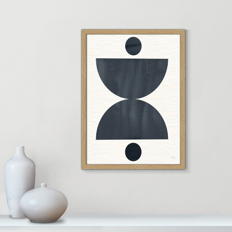 «Eclipse II» par Susan Jill - impression encadrée, H 23 po x l 17 po x P 0,75 po, Encadré naturel