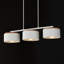 Lustre tambour à 3 lumières pour îlot de cuisine Donal