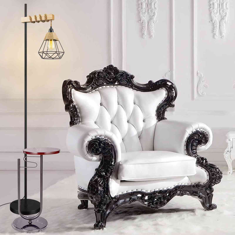 Kukkapalli 154cm Black Arched Floor Lamp
