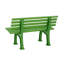 Banc de jardin en plastique imperméable Quiogue, vert pomme