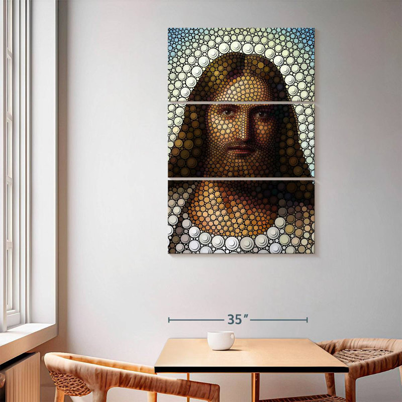 Leisha, Jésus-Christ numérique, H 65 po x l 42 po