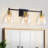 3-light Vanity Light With Hammered Glass Shades-184287392