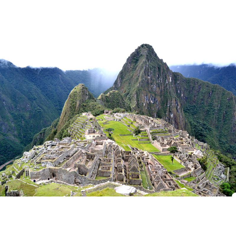 Maximum Machu Picchu With Wayna Picchu by JeinPark - Wrapped Canvas Print, 30cm H x 46cm W