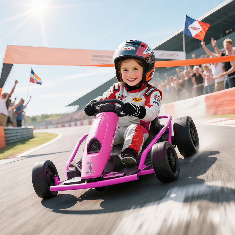 HOMCOM Battery Powered Ride On, Pink