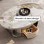 Table basse moderne ovale avec base en acier inoxydable-1200949195-1200949189