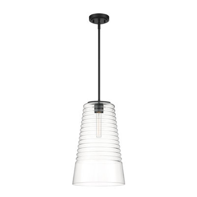 Luminaire suspendu conique 1 lumière Aketza