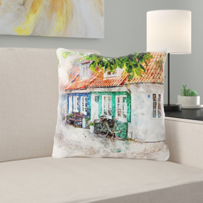 Mcjunkin Outdoor Reversible Throw Pillow