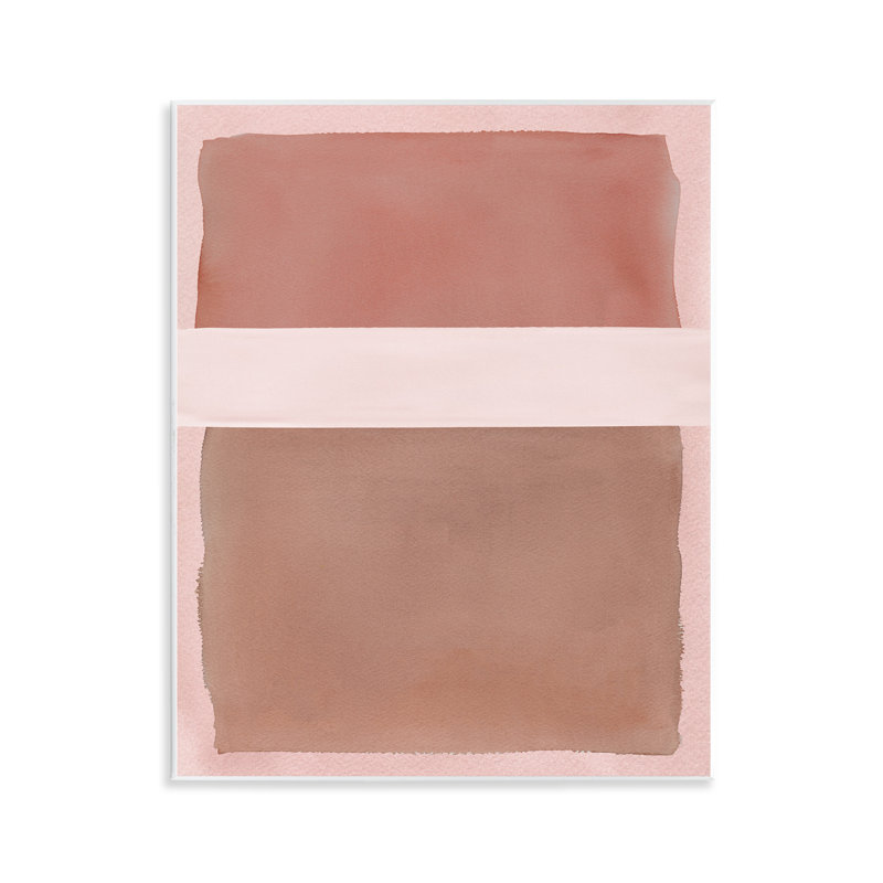 Amusant avec plaque murale rose et brun clair, design par Nina Jacobs