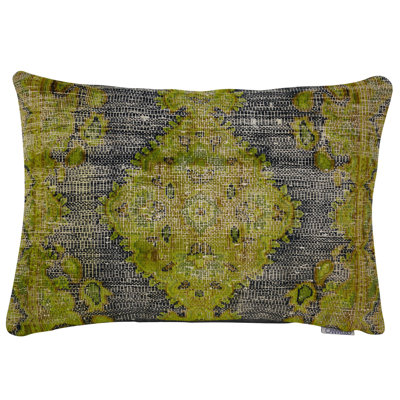 100% Wool Lumbar Rectangular Pillow Cover & Insert