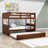 Eviee Full Over Full Wood Bunk Bed with Trundle-952417275