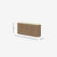 Buffet en pierre et dessus en corde, armoire moderne, buffet moderne, buffet en bois