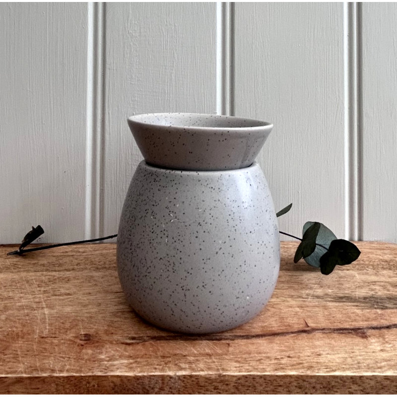 Ceramic Tabletop Wax Warmer, Grey