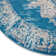 Burnie Oriental Blue/Ivory Area Rug